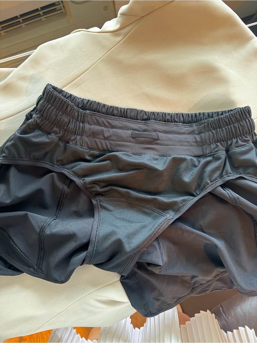 lululemon athletica Black Athletic Running Shorts - Picture 8 of 12